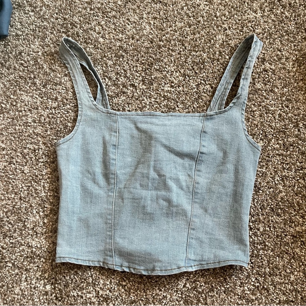Elegant Gray Women's Tank Top